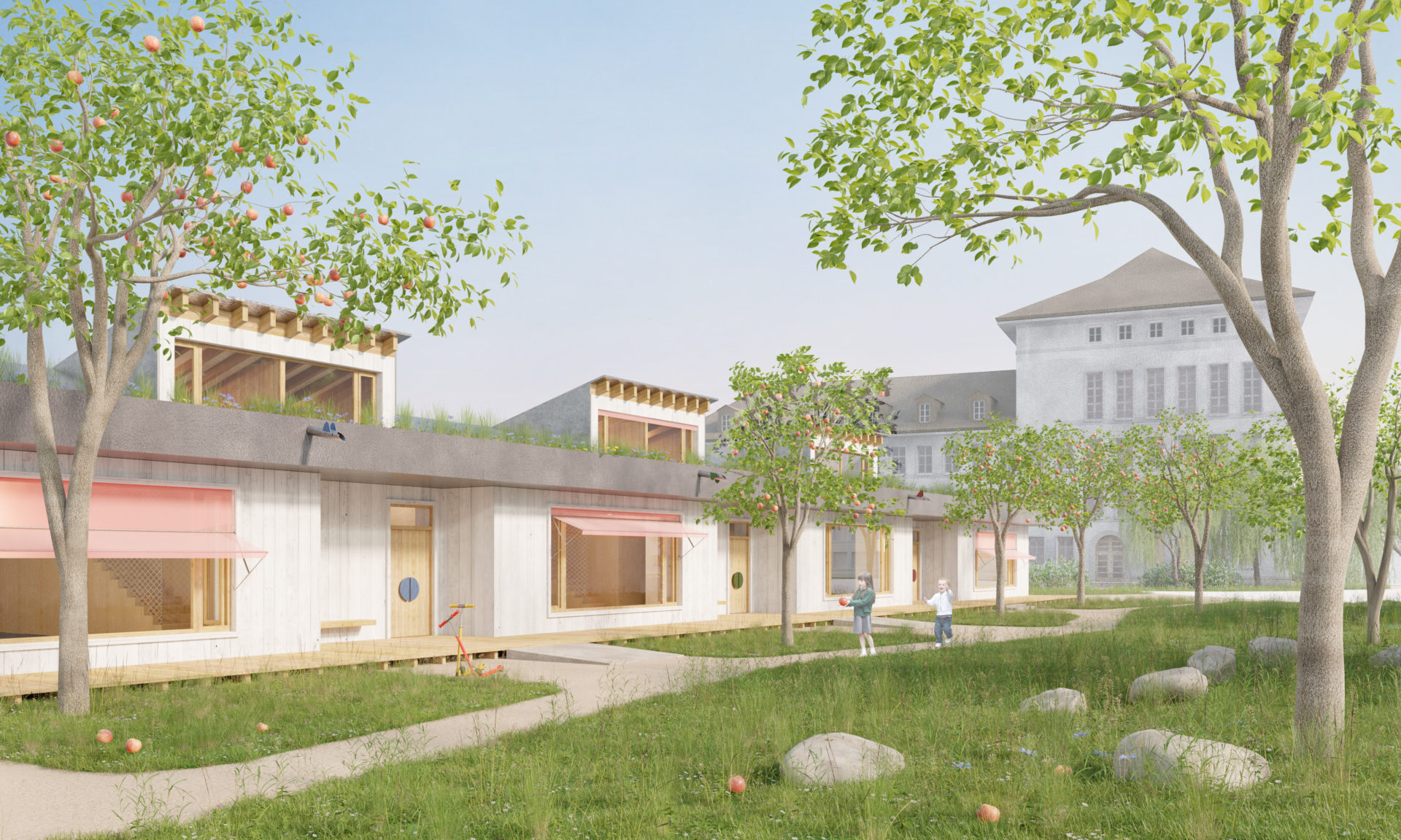 Dreifach Kindergarten Schulzentrum Kreuzfeld — Studio Okuljar